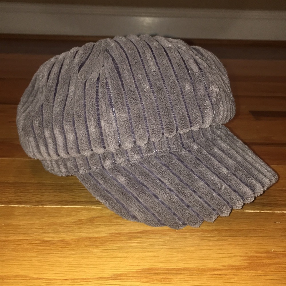 Fuzzy gray hat